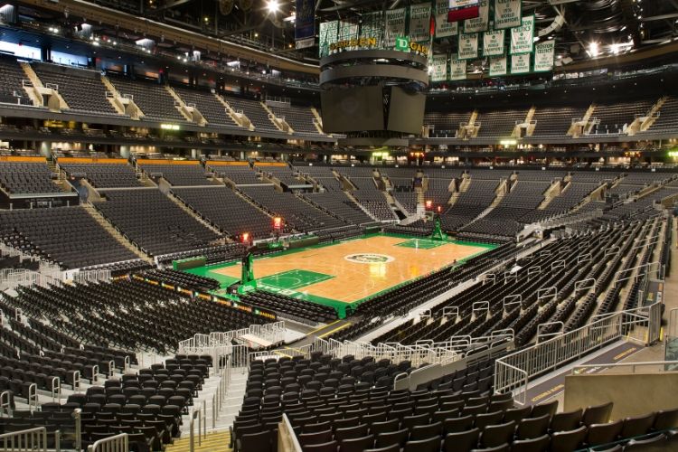 The Boston Celtics stadium