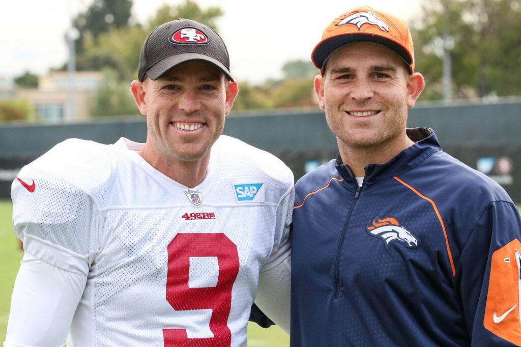 Robbie Gould and his dad