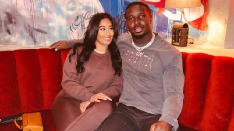 Sony Michel and wife