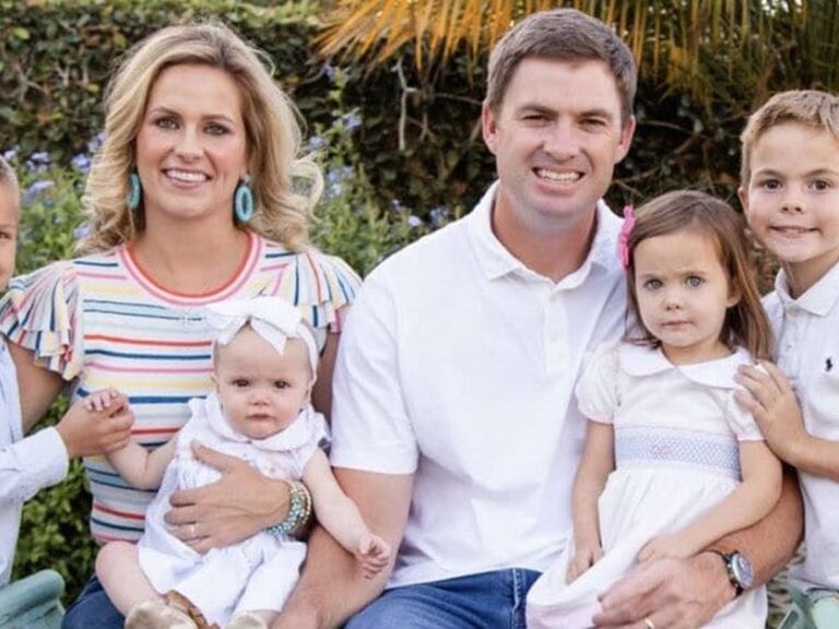 Zac Taylor and his family